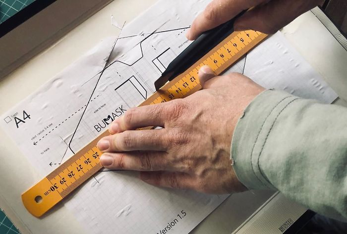 Designers Show How Everyone Can Make A Simple DIY Cardboard Mask With A Replaceable Filter At Home