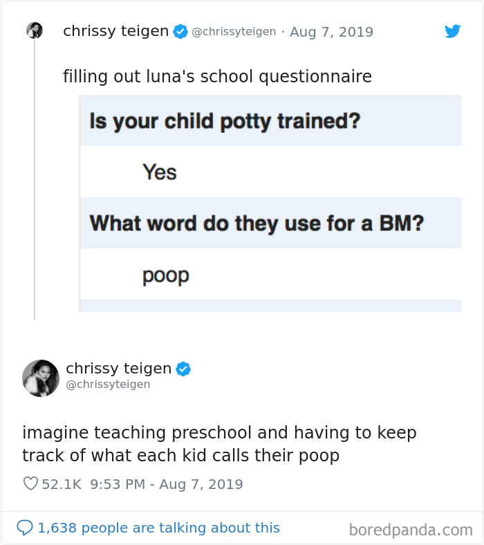 Christine Teigen Tweets