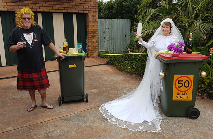 Australians-Dress-Up-Taking-Bins-Out