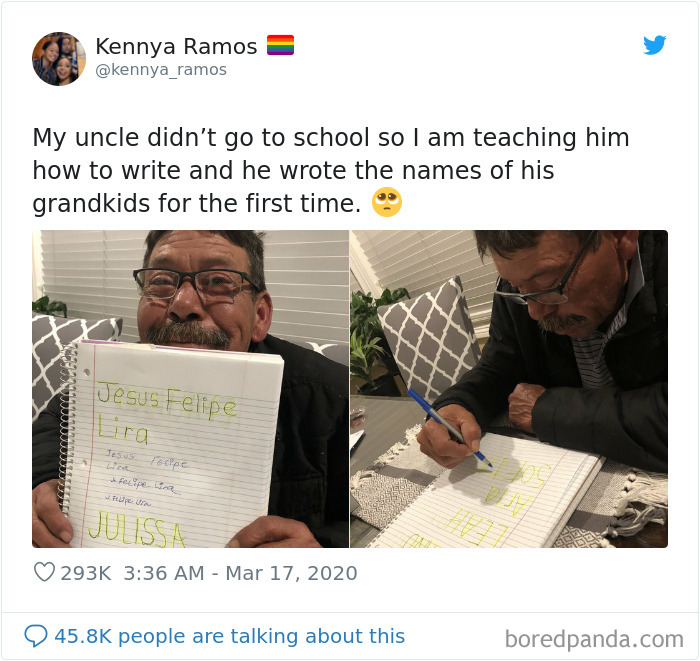 Uncle Looks So Happy