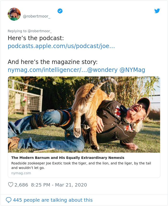 Person Shares 23 Wild Facts That Were Left Out Of Tiger King Person Shares 23 Wild Facts That Were Left Out Of Tiger King