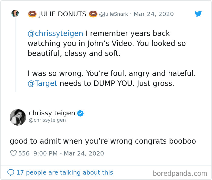 Christine Teigen Tweets