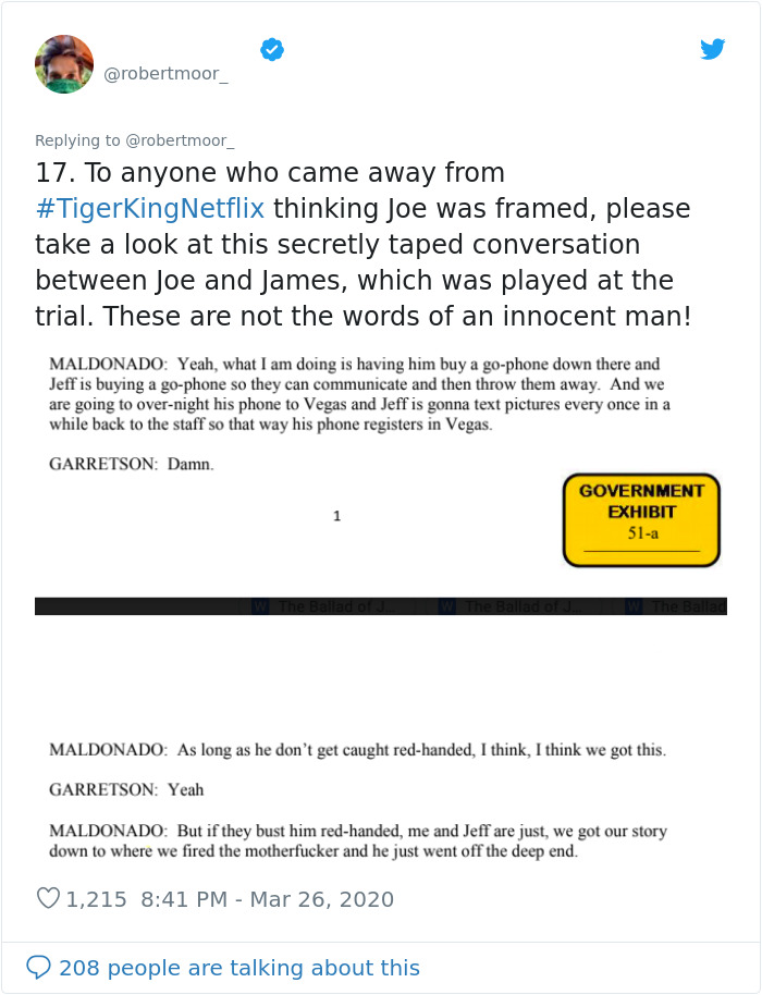 Person Shares 23 Wild Facts That Were Left Out Of Tiger King Person Shares 23 Wild Facts That Were Left Out Of Tiger King