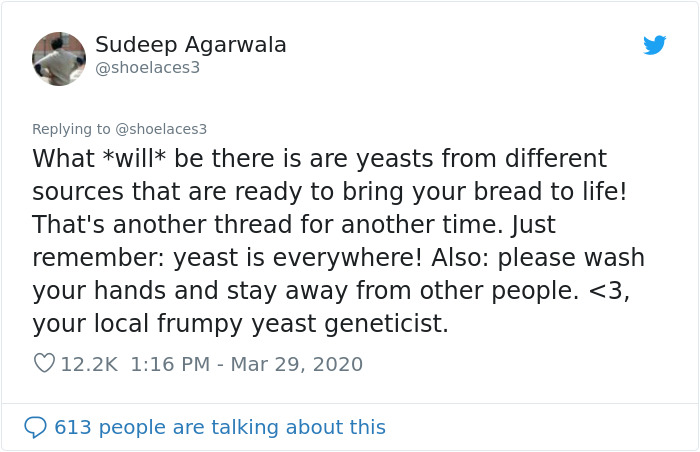 Biologist Is Surprised To See Yeast Being Hoarded, Decides To Teach People How To Make It At Home Biologist Is Surprised To See Yeast Being Hoarded, Decides To Teach People How To Make It At Home