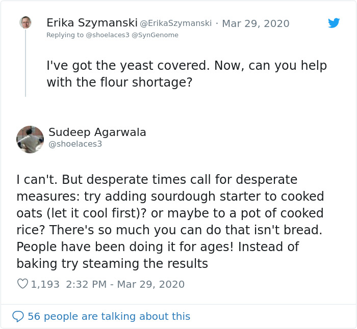 Biologist Is Surprised To See Yeast Being Hoarded, Decides To Teach People How To Make It At Home Biologist Is Surprised To See Yeast Being Hoarded, Decides To Teach People How To Make It At Home