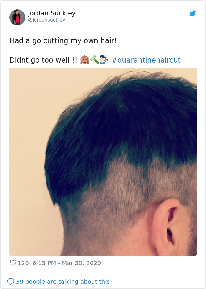 Had A Go Cutting My Own Hair!