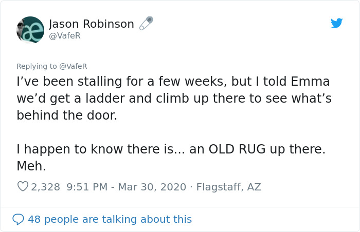 Little Girl Discovers A Mysterious Door On The Ceiling That Leads To A Treasure Hunt Organized By Her Wholesome Dad Little Girl Discovers A Mysterious Door On The Ceiling That Leads To A Treasure Hunt Organized By Her Wholesome Dad