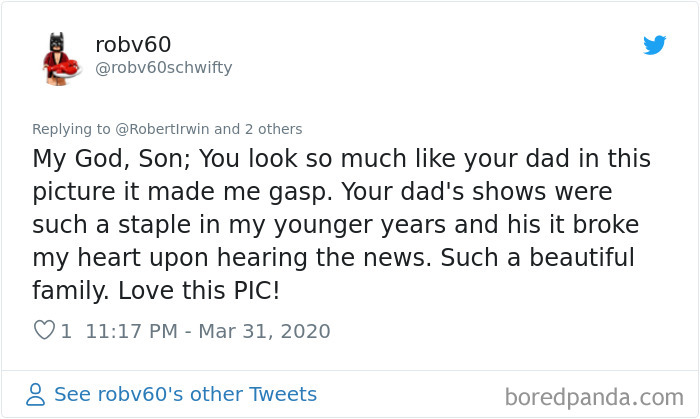 Robert Irwin Shares Photo Of His Self-Isolation Buddy, A Tortoise Named Igloo