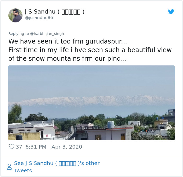 'Never Could Imagine This Was Possible': The Himalayas Are Visible 125 Miles Away In Parts Of India For The First Time In 30 Years