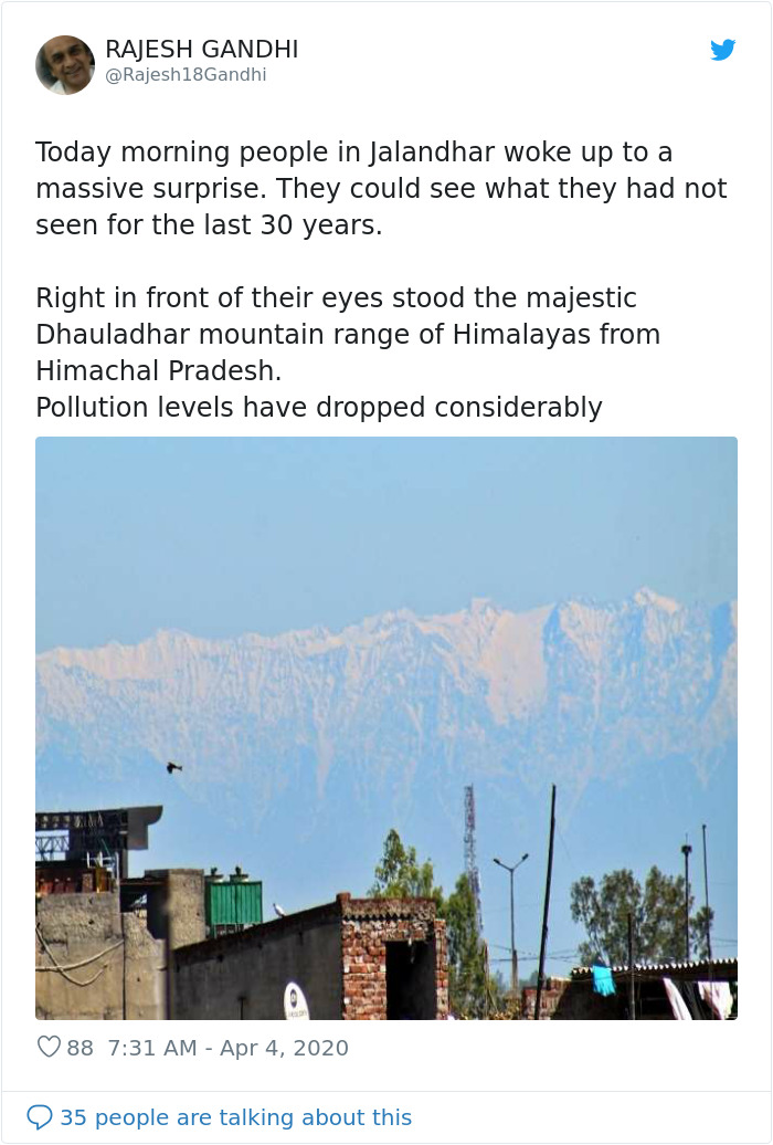 'Never Could Imagine This Was Possible': The Himalayas Are Visible 125 Miles Away In Parts Of India For The First Time In 30 Years