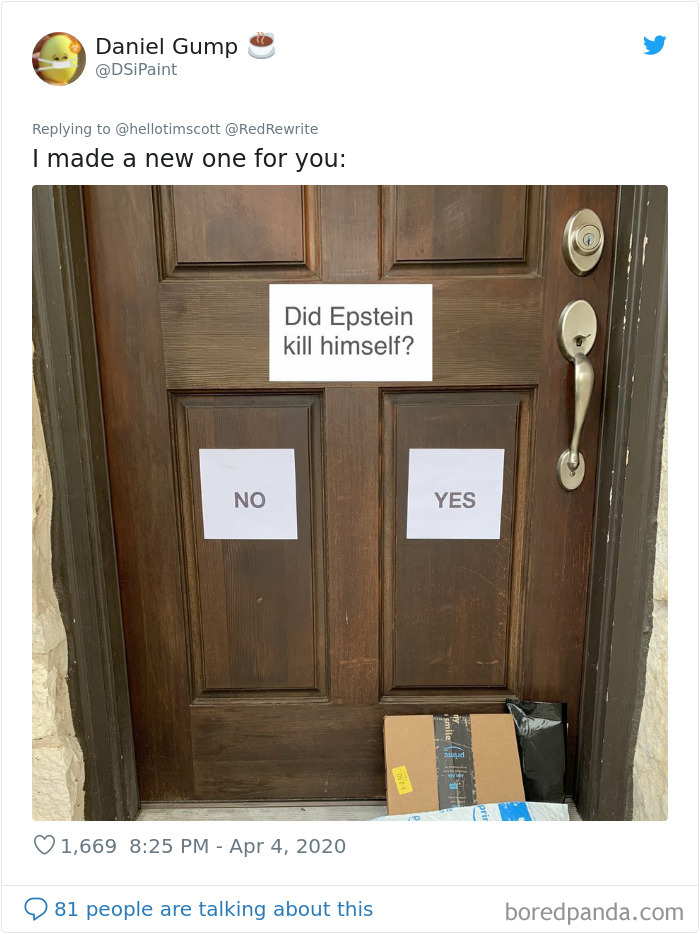 Guy Makes Delivery Couriers Smile By Putting Up Signs On His Door That Ask If Carole Baskin Is The Reason Why Her Husband Went Missing Guy Makes Delivery Couriers Smile By Putting Up Signs On His Door That Ask If Carole Baskin Is The Reason Why Her Husband Went Missing