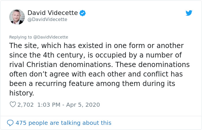 The Muslim Keymaster Of The Church Of The Holy Sepulchre Closed Its Doors For The First Time Since The Black Plague In 1349 The Muslim Keymaster Of The Church Of The Holy Sepulchre Closed Its Doors For The First Time Since The Black Plague In 1349