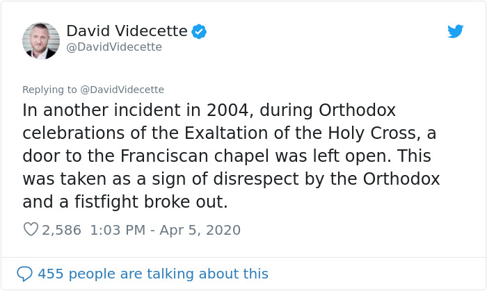 The Muslim Keymaster Of The Church Of The Holy Sepulchre Closed Its Doors For The First Time Since The Black Plague In 1349 The Muslim Keymaster Of The Church Of The Holy Sepulchre Closed Its Doors For The First Time Since The Black Plague In 1349