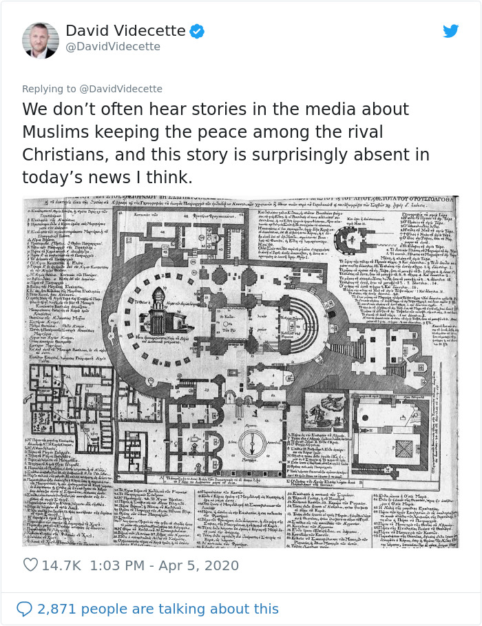 The Muslim Keymaster Of The Church Of The Holy Sepulchre Closed Its Doors For The First Time Since The Black Plague In 1349 The Muslim Keymaster Of The Church Of The Holy Sepulchre Closed Its Doors For The First Time Since The Black Plague In 1349