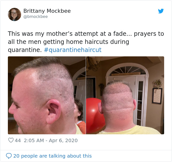 Mother's Attempt At A Fade