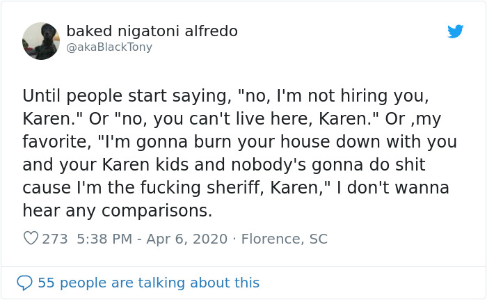 Feminist Suggests “Karen” Is A Sexist Slur Against Women, People Drop Some Knowledge On What “Karen” Really Means Feminist Suggests “Karen” Is A Sexist Slur Against Women, People Drop Some Knowledge On What “Karen” Really Means