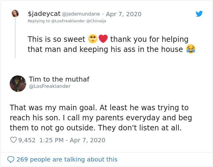 74-Year-Old Grandpa Accidentally Calls The Wrong Person, But Still Ends Up Receiving Help