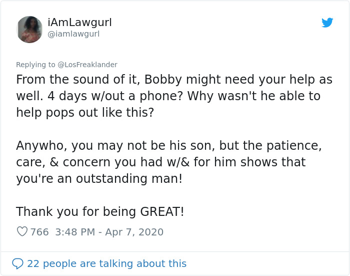 74-Year-Old Grandpa Accidentally Calls The Wrong Person, But Still Ends Up Receiving Help