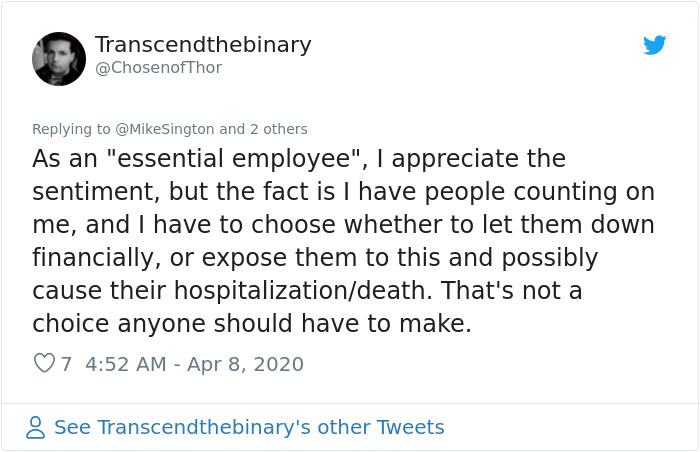 Mom Shuts Down Person Calling Her Daughter Working In Fast Food A "Hero", Says She's A Slave Mom Shuts Down Person Calling Her Daughter Working In Fast Food A "Hero", Says She's A Slave