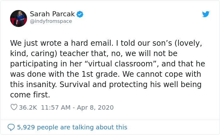 Mom Explains Why Her Son Won't Be Participating In Virtual Classrooms And Is Done With The 1st Grade, Goes Viral Mom Explains Why Her Son Won't Be Participating In Virtual Classrooms And Is Done With The 1st Grade, Goes Viral