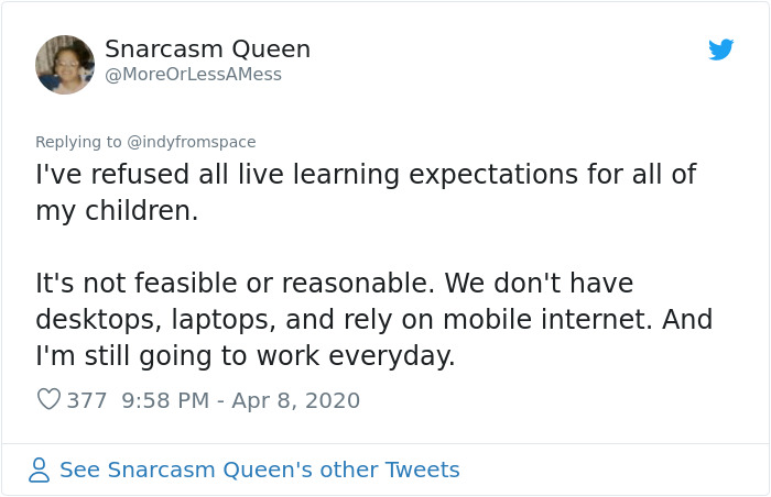 Mom Explains Why Her Son Won't Be Participating In Virtual Classrooms And Is Done With The 1st Grade, Goes Viral Mom Explains Why Her Son Won't Be Participating In Virtual Classrooms And Is Done With The 1st Grade, Goes Viral