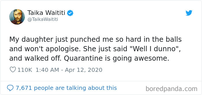 Quarantine Is Going Awesome