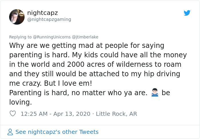 Justin Timberlake Is Forced To Take Care Of His Kid At All Times Due To Quarantine, Says 'It's Not Human,' And Some Parents Are Outraged Justin Timberlake Is Forced To Take Care Of His Kid At All Times Due To Quarantine, Says 'It's Not Human,' And Some Parents Are Outraged