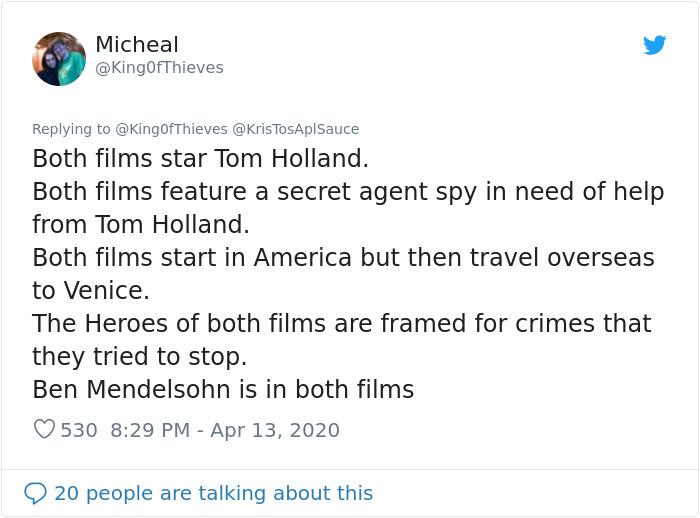 Twitter Users Are Noticing That Hollywood Makes 'The Same Movie' Every Year, Post 9 Convincing Side-By-Side Examples Twitter Users Are Noticing That Hollywood Makes 'The Same Movie' Every Year, Post 9 Convincing Side-By-Side Examples