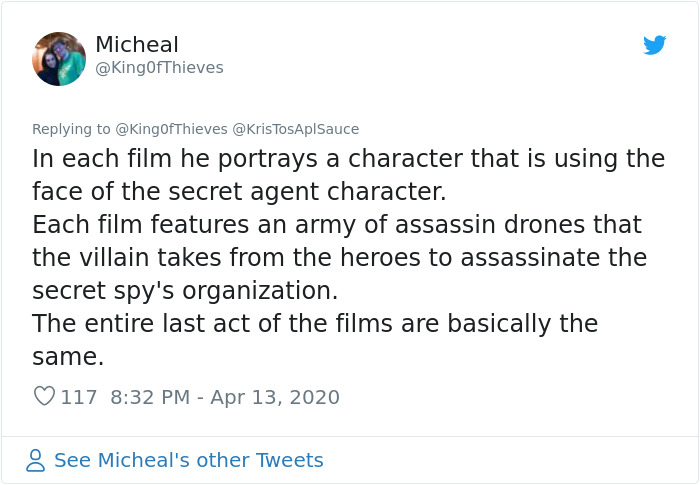 Twitter Users Are Noticing That Hollywood Makes 'The Same Movie' Every Year, Post 9 Convincing Side-By-Side Examples Twitter Users Are Noticing That Hollywood Makes 'The Same Movie' Every Year, Post 9 Convincing Side-By-Side Examples