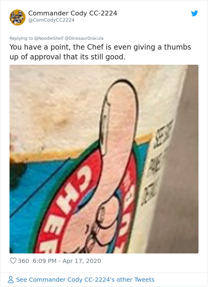 Guy Opens A Can Of Spider-Man Pasta From 1995