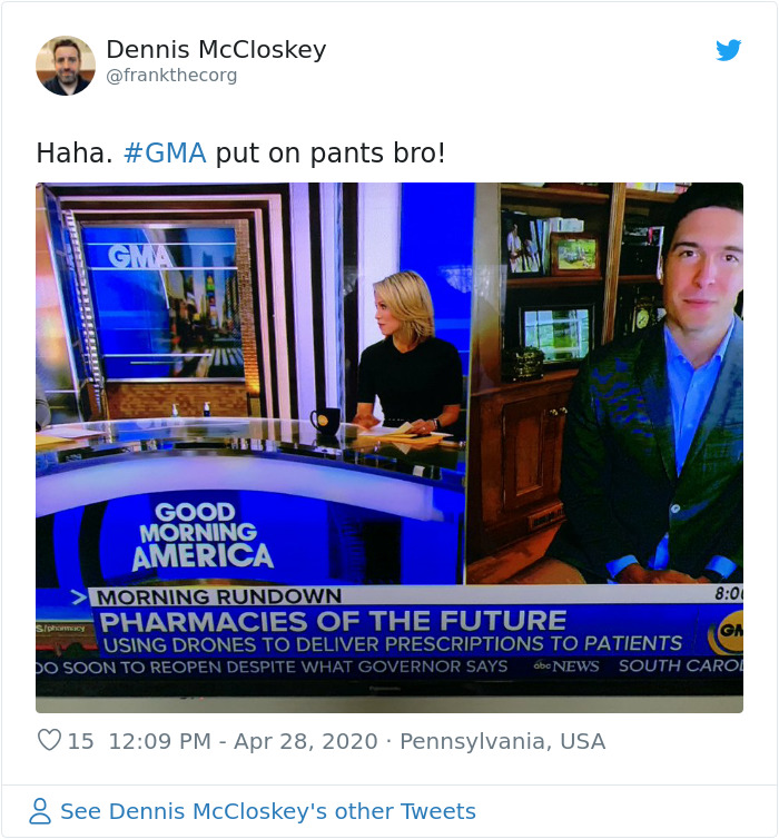 This Reporter Went On Air Wearing Only A Suit Coat And No Pants, Not Realizing Everyone Could See His Legs