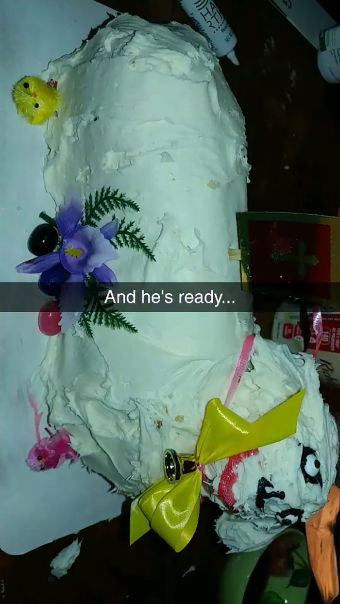 Woman Buys Ugly Lamb Cake And Decides To Fix It, Ruins Easter In The Process Woman Buys Ugly Lamb Cake And Decides To Fix It, Ruins Easter In The Process