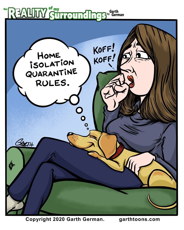 At Least Someone Is Enjoying Shelter At Home.