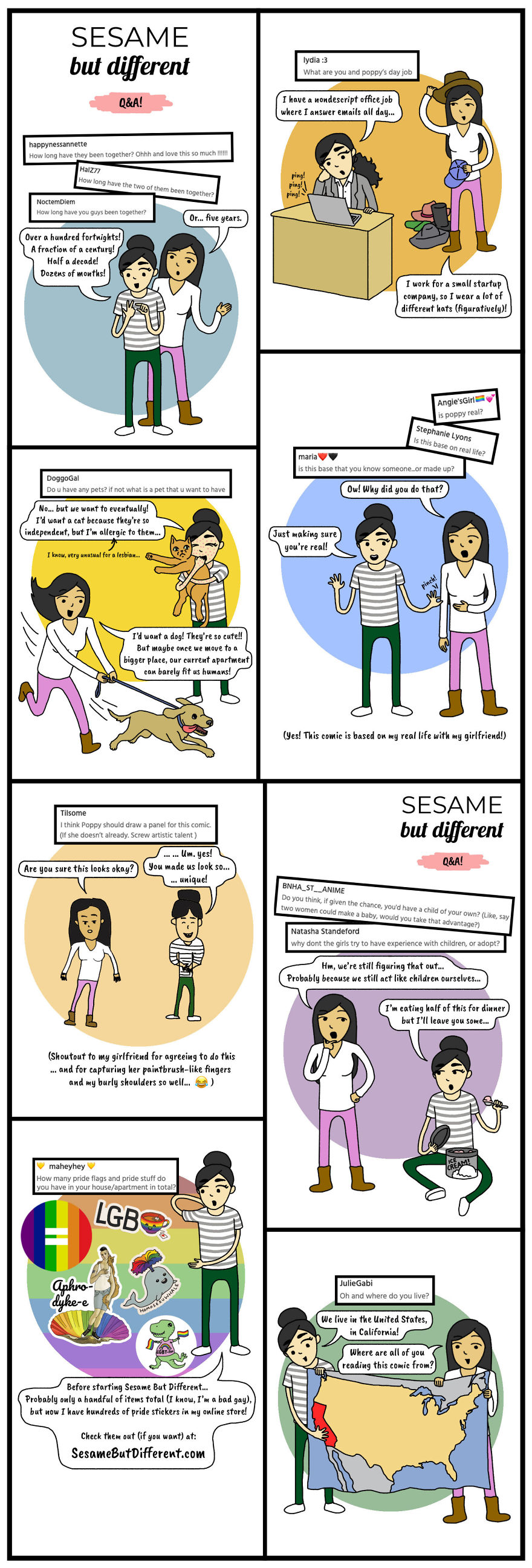 10 Cute And Heartwarming Lesbian Comics I Made About My Relationship With My Girlfriend