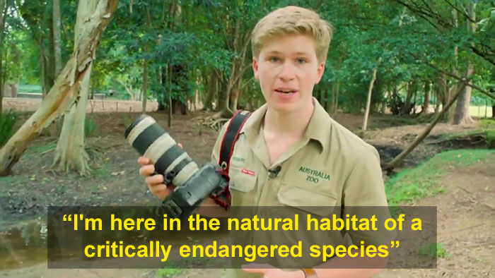 Robert Irwin Goes On A Hilarious Expedition To Find "One Of The Most Endangered Species On The Planet" Robert Irwin Goes On A Hilarious Expedition To Find "One Of The Most Endangered Species On The Planet"