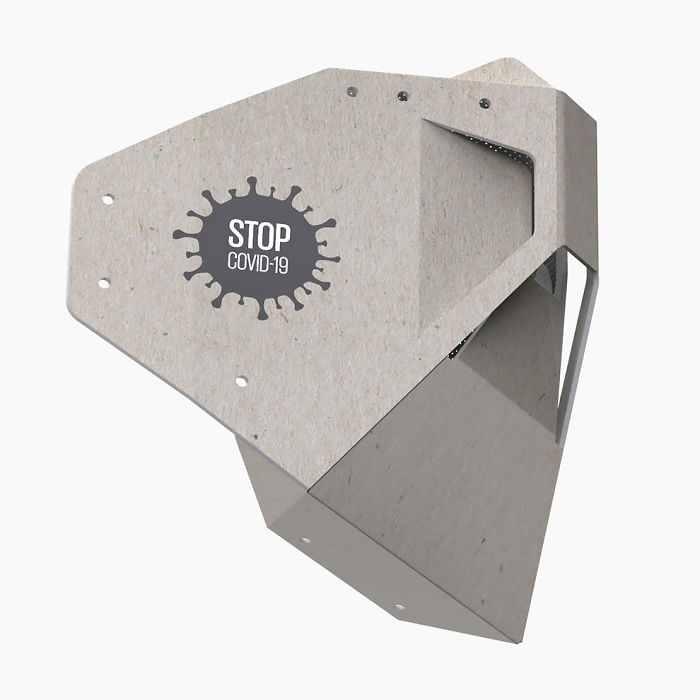 Designers Show How Everyone Can Make A Simple DIY Cardboard Mask With A Replaceable Filter At Home