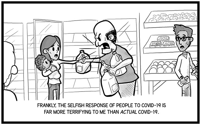 "The 2 Other Viruses Going Around Right Now": Artist Illustrates The Contagious Behaviors That People Are Falling For "The 2 Other Viruses Going Around Right Now": Artist Illustrates The Contagious Behaviors That People Are Falling For