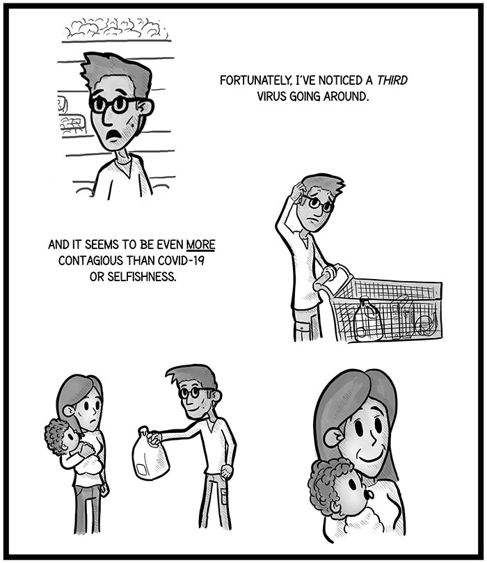 "The 2 Other Viruses Going Around Right Now": Artist Illustrates The Contagious Behaviors That People Are Falling For "The 2 Other Viruses Going Around Right Now": Artist Illustrates The Contagious Behaviors That People Are Falling For