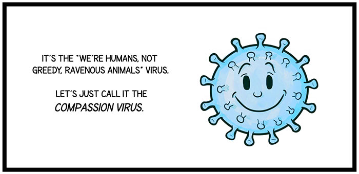 "The 2 Other Viruses Going Around Right Now": Artist Illustrates The Contagious Behaviors That People Are Falling For "The 2 Other Viruses Going Around Right Now": Artist Illustrates The Contagious Behaviors That People Are Falling For