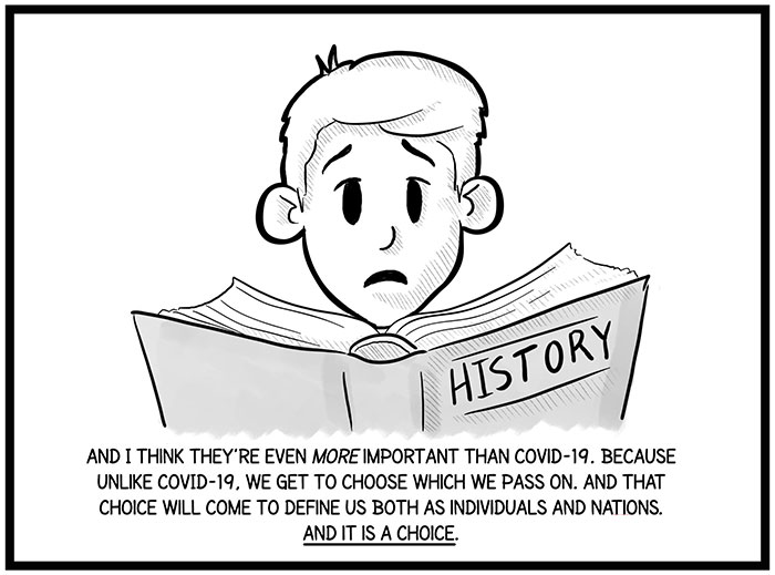 "The 2 Other Viruses Going Around Right Now": Artist Illustrates The Contagious Behaviors That People Are Falling For "The 2 Other Viruses Going Around Right Now": Artist Illustrates The Contagious Behaviors That People Are Falling For