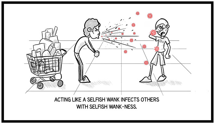 "The 2 Other Viruses Going Around Right Now": Artist Illustrates The Contagious Behaviors That People Are Falling For "The 2 Other Viruses Going Around Right Now": Artist Illustrates The Contagious Behaviors That People Are Falling For