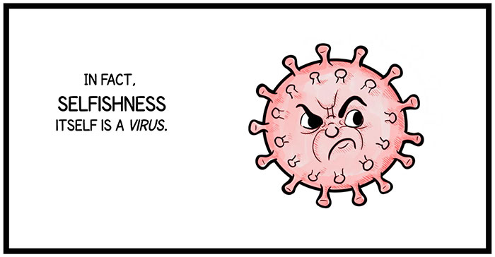 "The 2 Other Viruses Going Around Right Now": Artist Illustrates The Contagious Behaviors That People Are Falling For "The 2 Other Viruses Going Around Right Now": Artist Illustrates The Contagious Behaviors That People Are Falling For