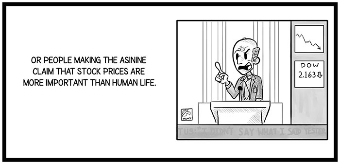 "The 2 Other Viruses Going Around Right Now": Artist Illustrates The Contagious Behaviors That People Are Falling For