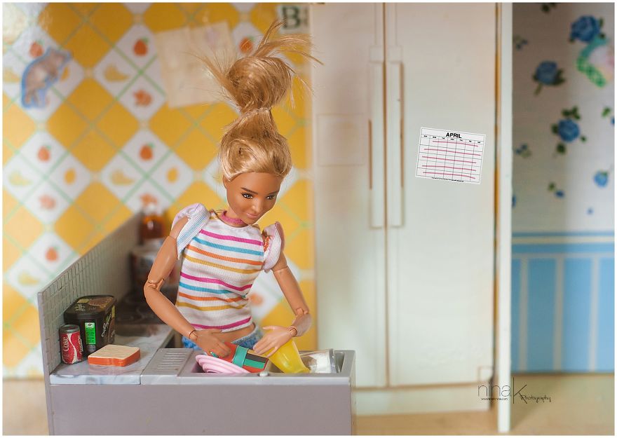 I Photographed Barbie's Quarantine Life