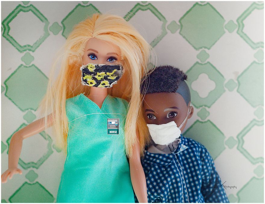 I Photographed Barbie's Quarantine Life