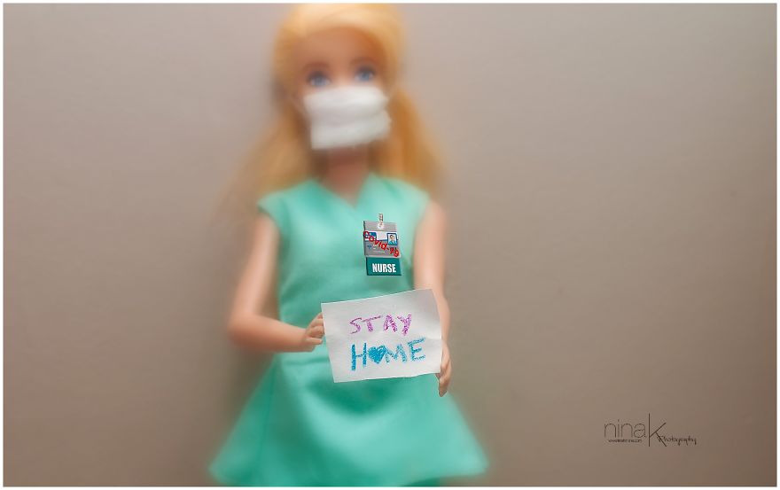 I Photographed Barbie's Quarantine Life