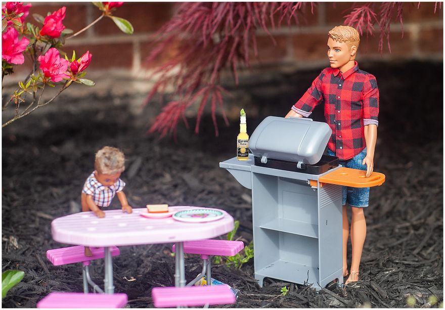 I Photographed Barbie's Quarantine Life
