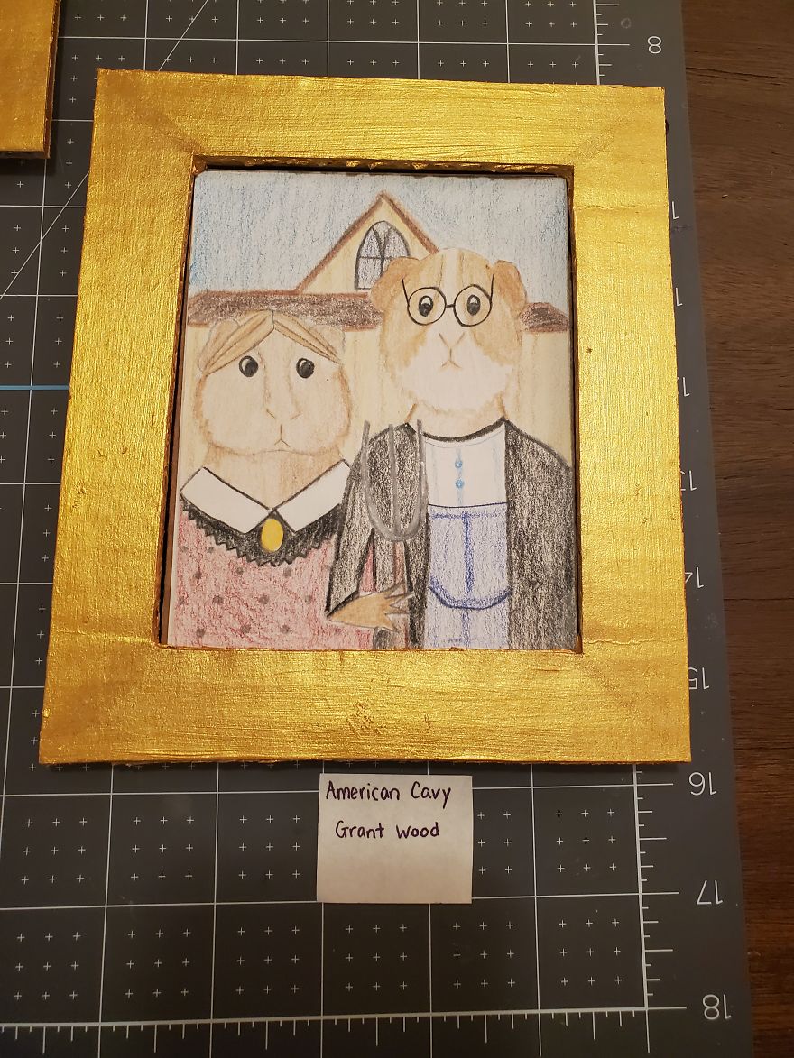 I've Made A Fine Art Museum For My Guinea Pig, And She Seems To Have Enjoyed It I've Made A Fine Art Museum For My Guinea Pig, And She Seems To Have Enjoyed It