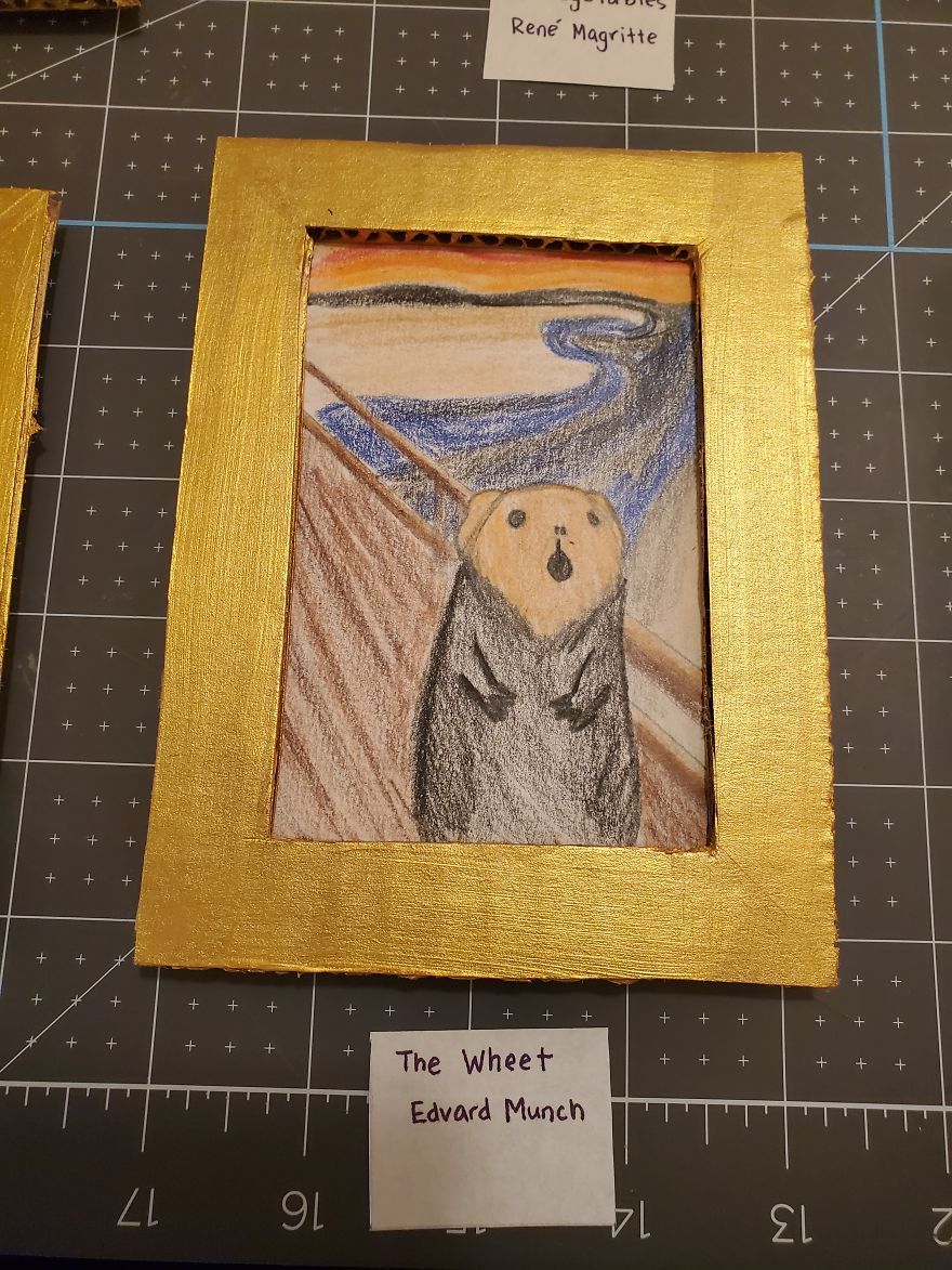 I've Made A Fine Art Museum For My Guinea Pig, And She Seems To Have Enjoyed It I've Made A Fine Art Museum For My Guinea Pig, And She Seems To Have Enjoyed It