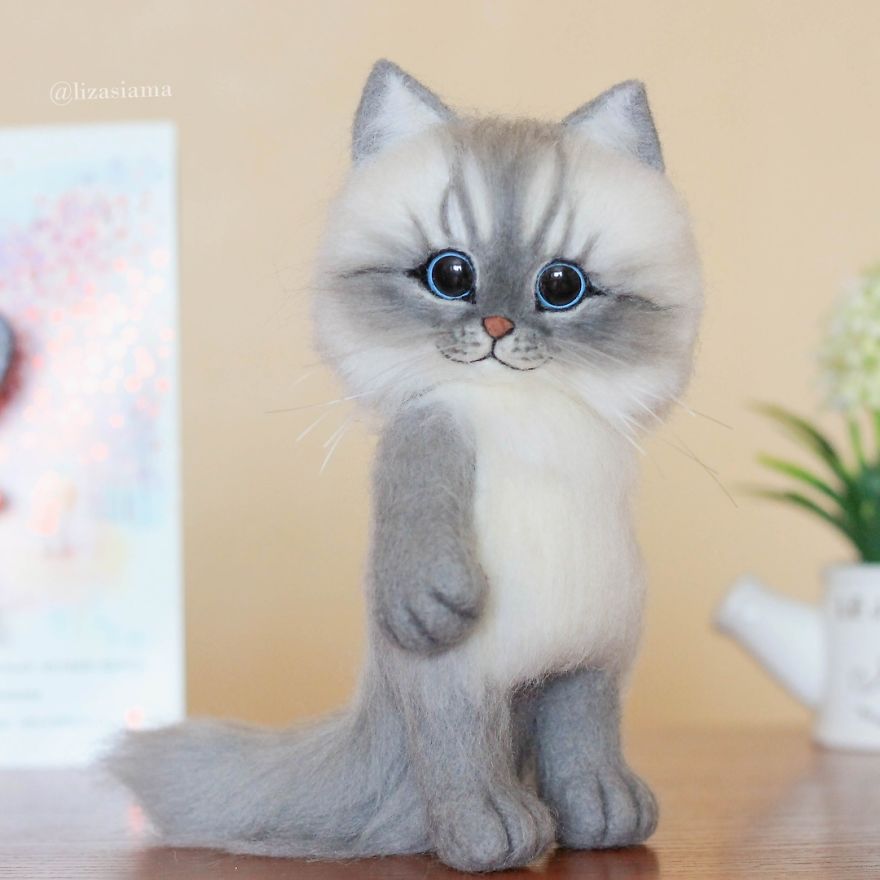 Russian Artist Produces Kittens Made Of Wool So Cute You Will Want One